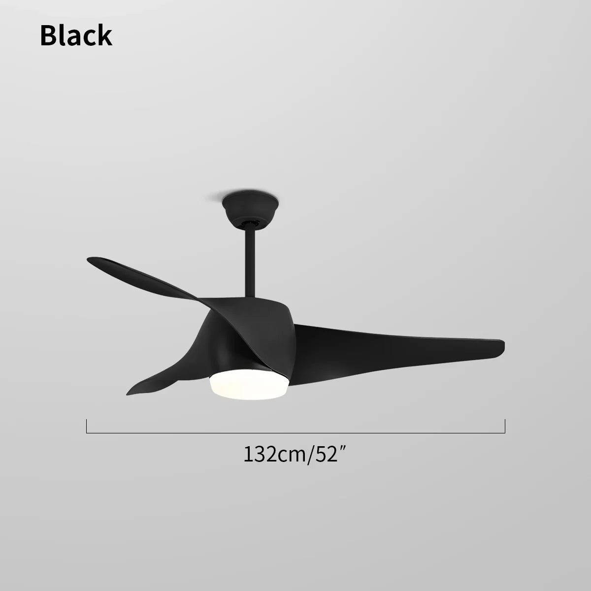 Propeller Ceiling Fan Lamp for Dining Room