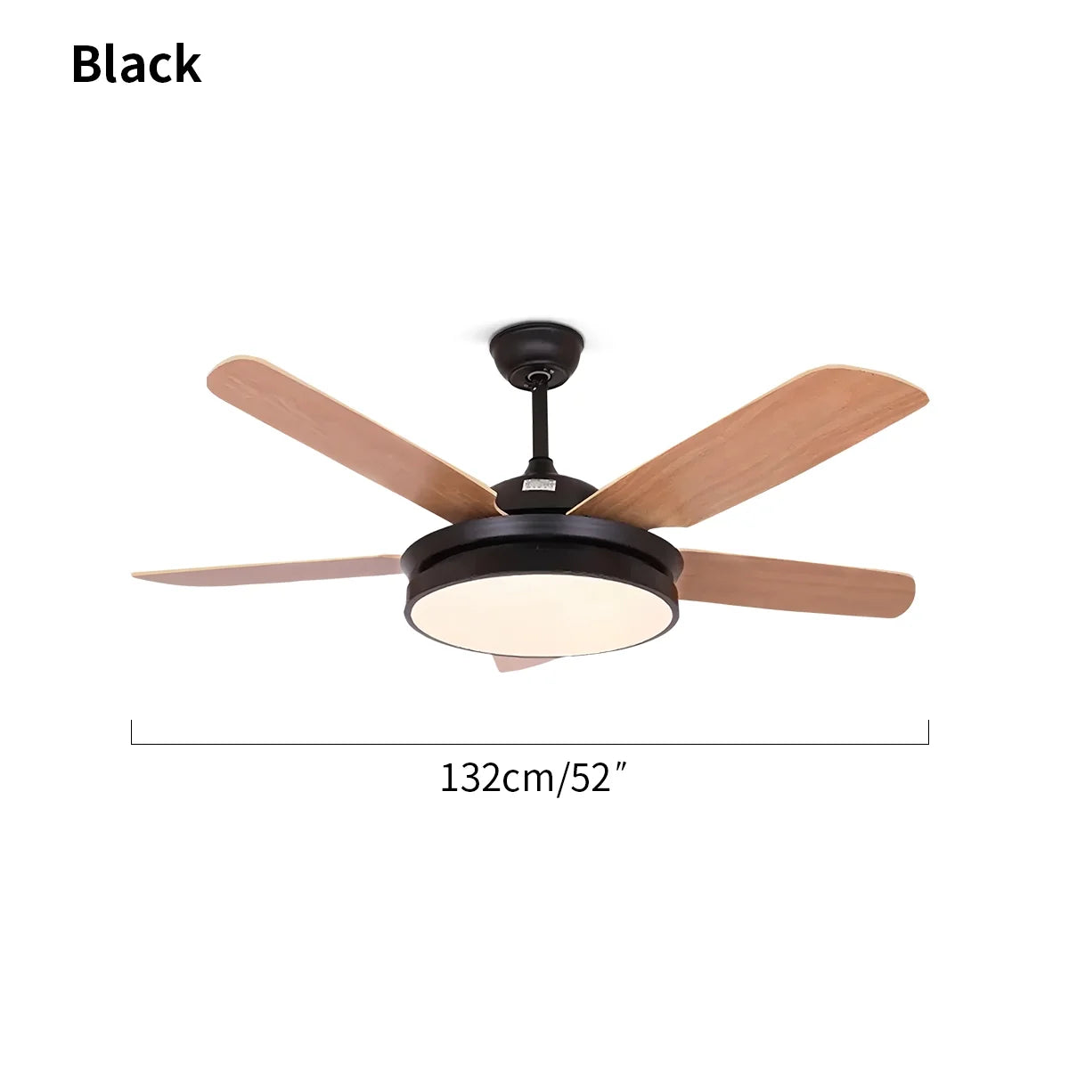 5 Blade Ceiling Fan Light for Living Room