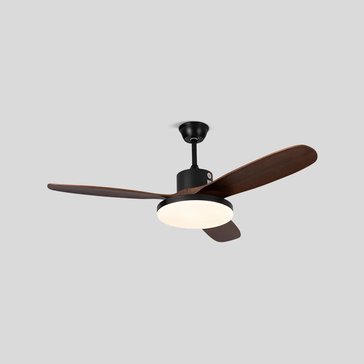 3-Blade Wood Ceiling Fan with Integrated LED Light