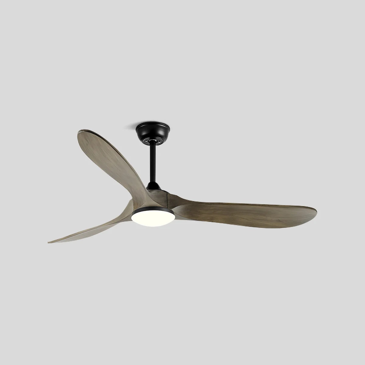 Nordic Wood Ceiling Fan with Light