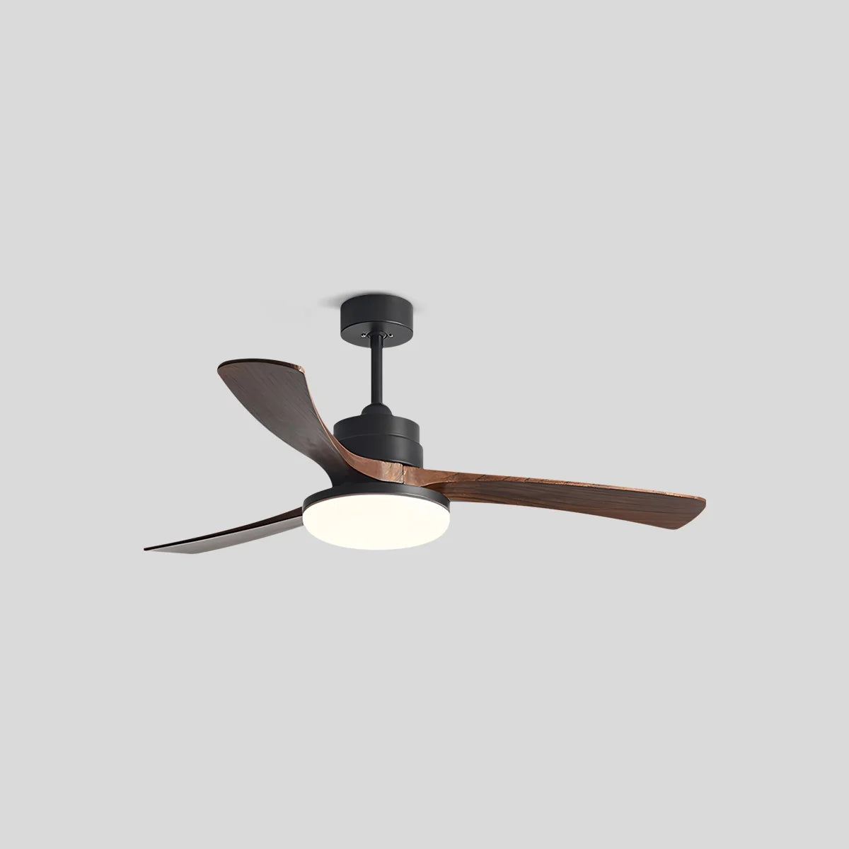High Wind Wood Ceiling Fan Light