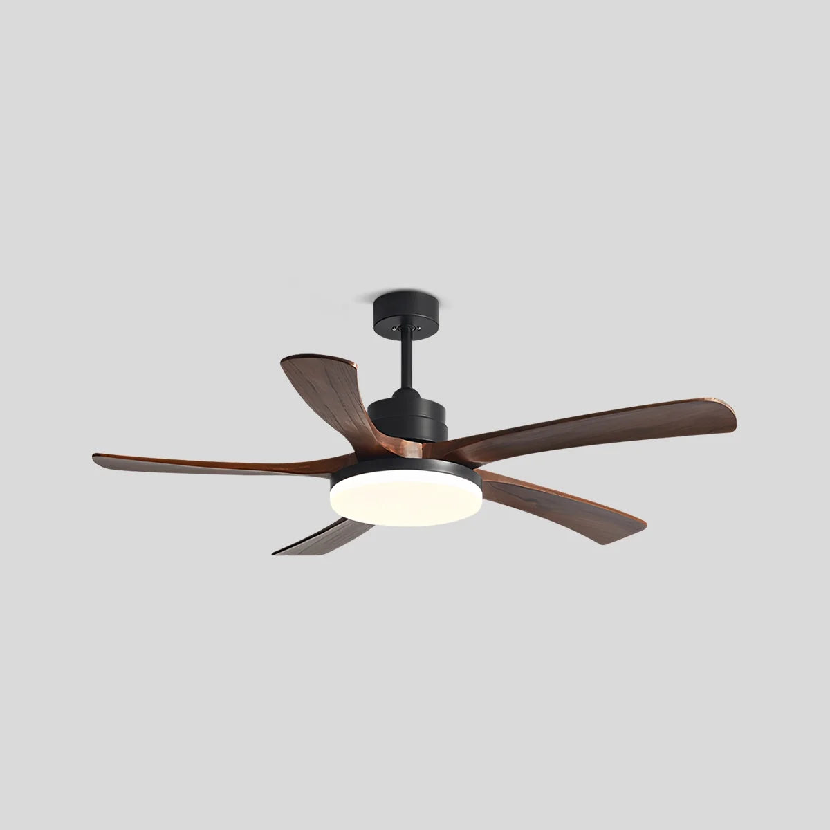 High Wind Wood Ceiling Fan Light