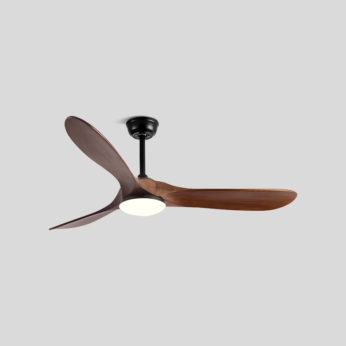 Nordic Wood Ceiling Fan with Light