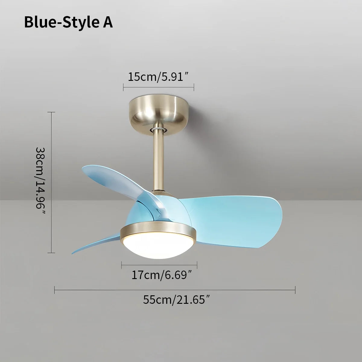 Simple Ceiling Fan Light for Children's Room
