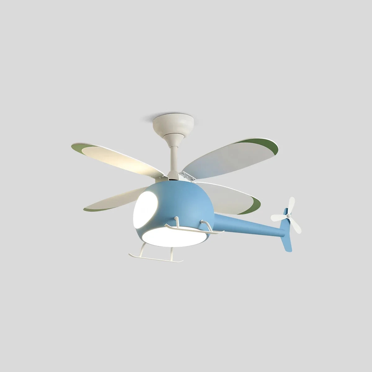 Airplane Ceiling Fan Lamp for Children's Room