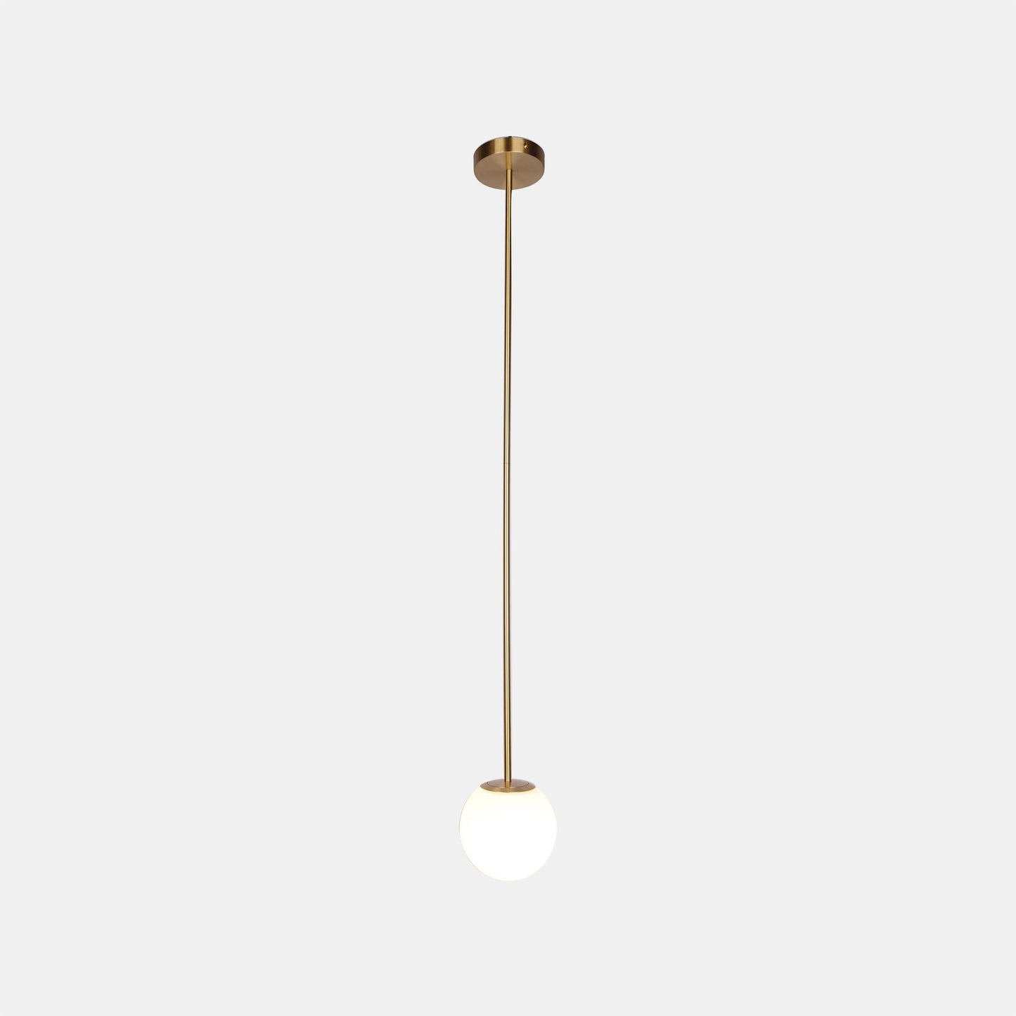 Brass Architectural Pendant Light