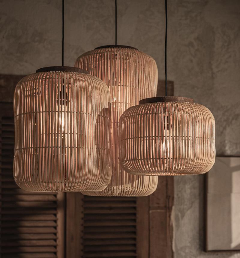 Barrel Hanging Lamp Charcoal