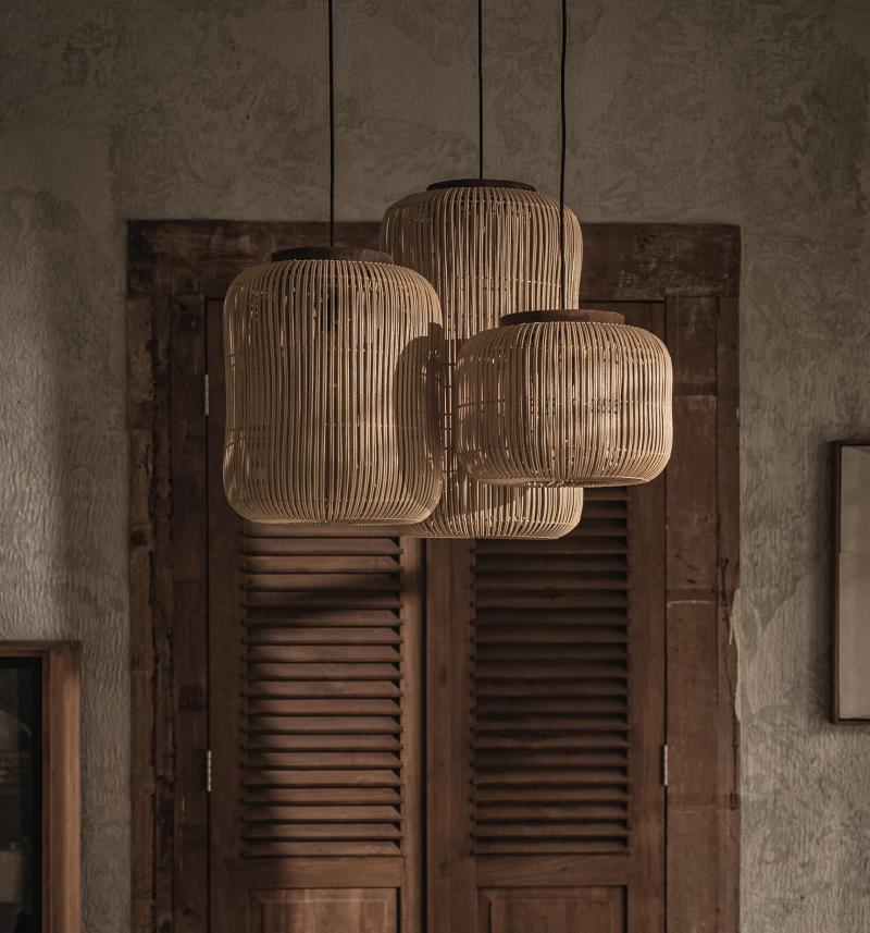 Barrel Hanging Lamp Charcoal