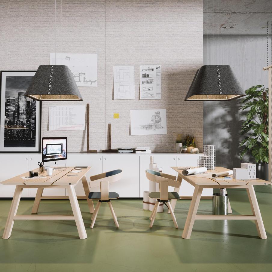 BuzziShade Square LED Globe Pendant Light