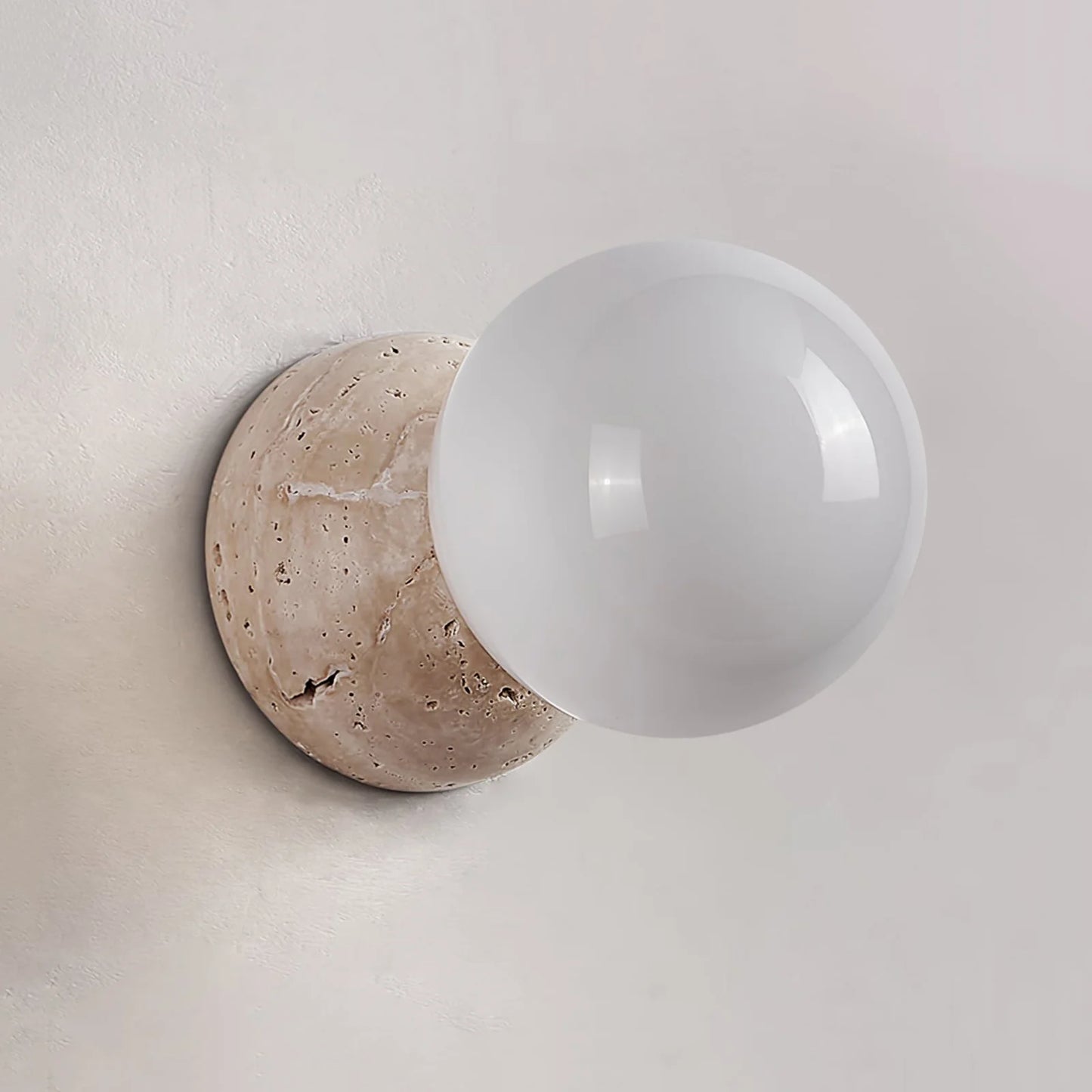 Celestial Travertine Tion Wall Lamp