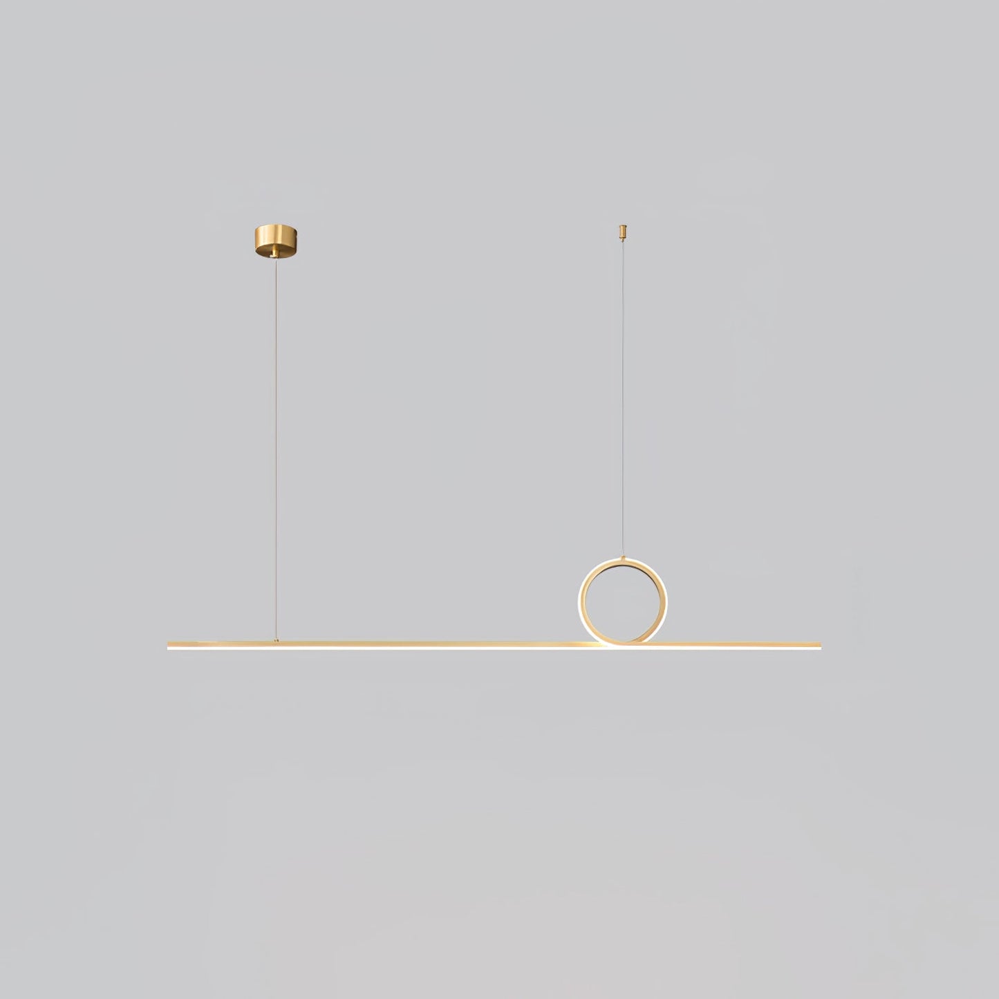 Centre Loop Linear Pendant Lamp