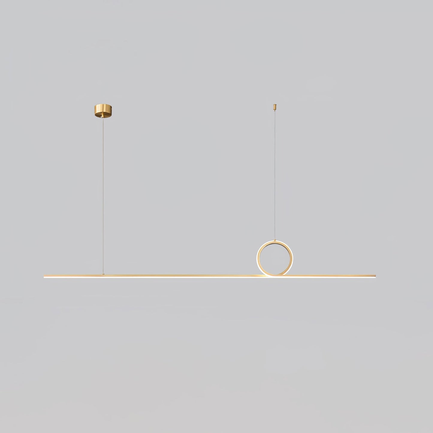 Centre Loop Linear Pendant Lamp