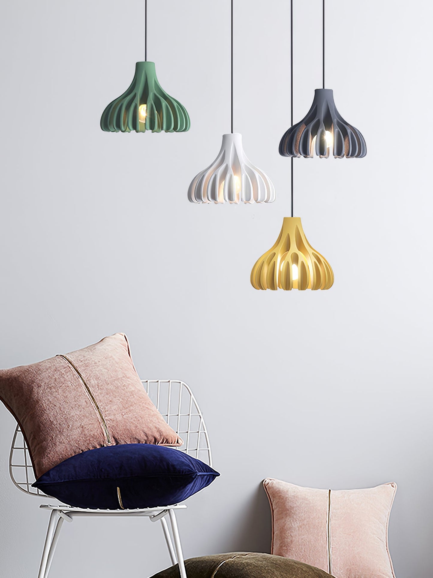 Coral Resin Pendant Lamp