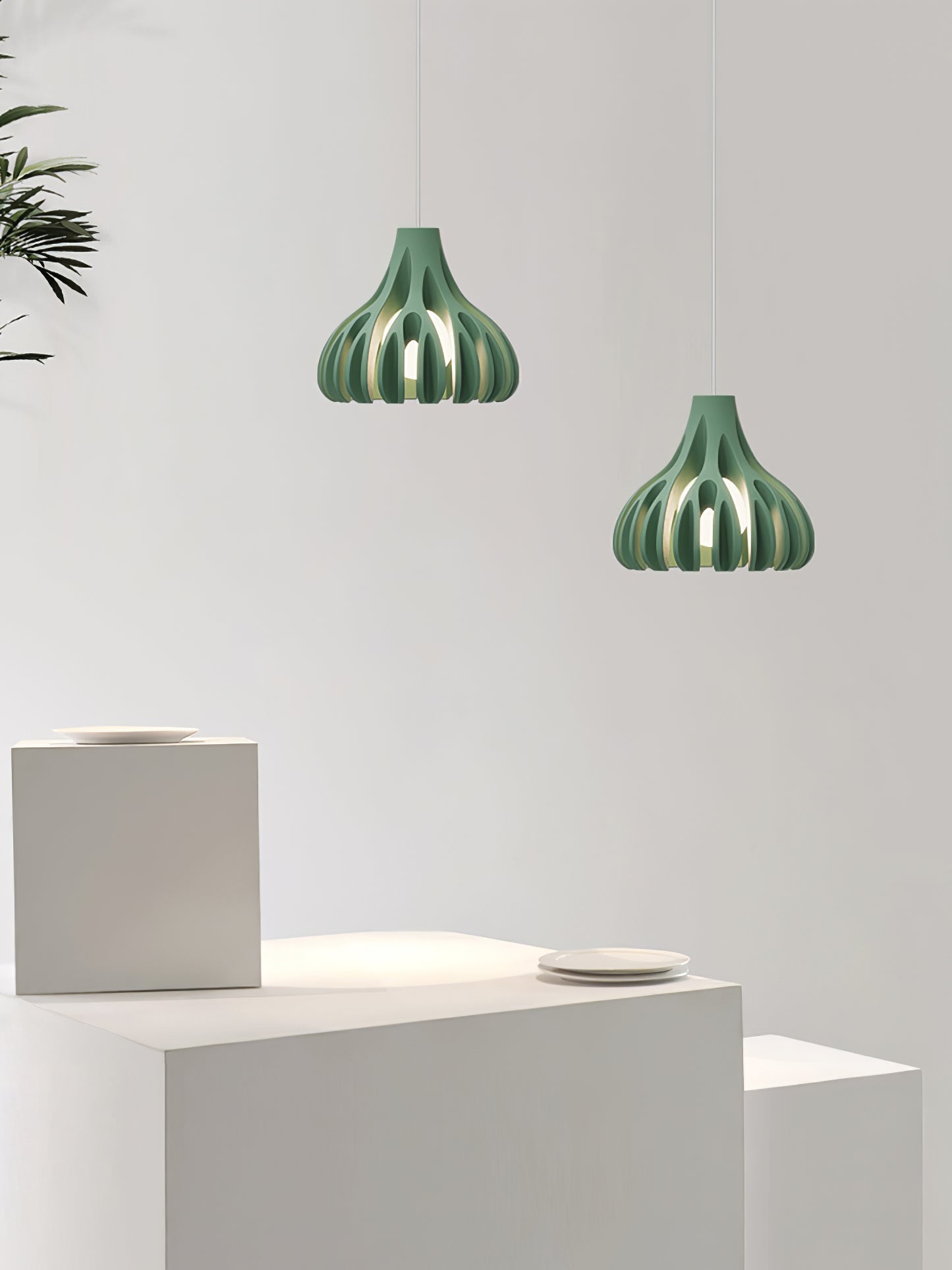 Coral Resin Pendant Lamp