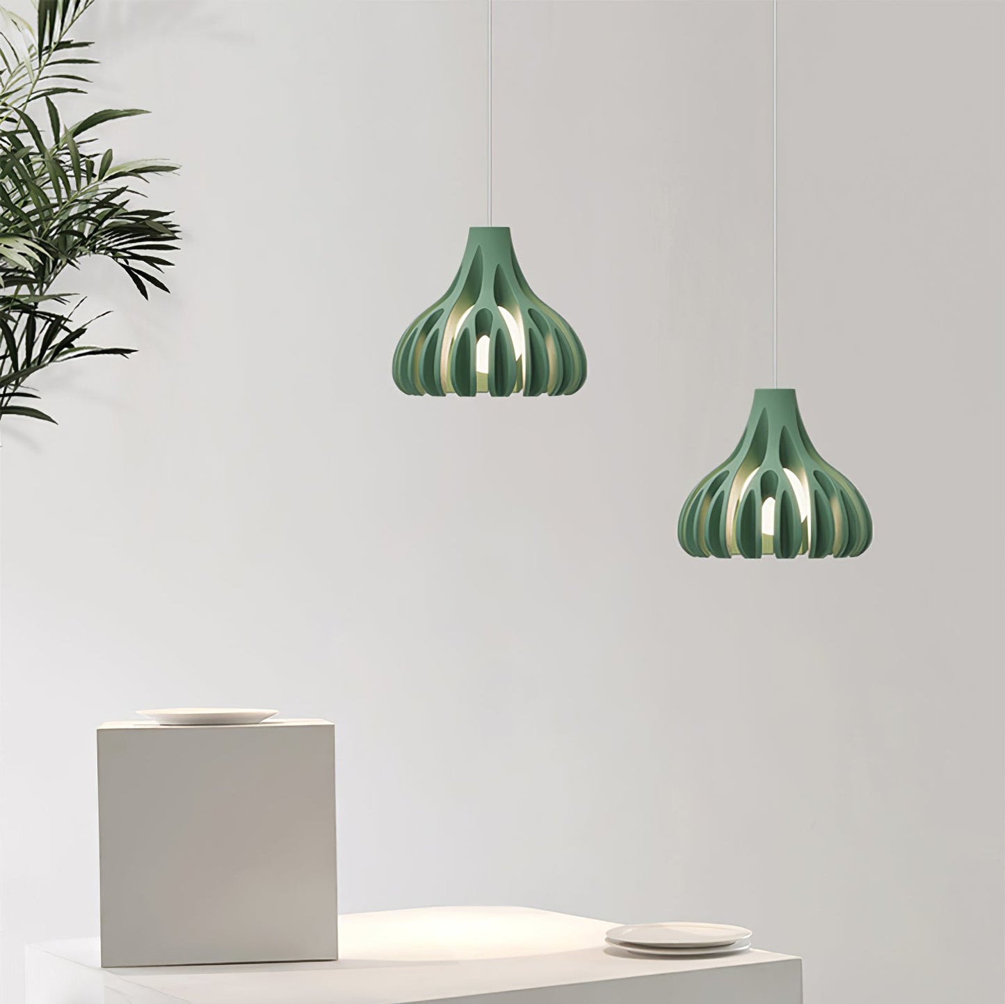 Coral Resin Pendant Lamp