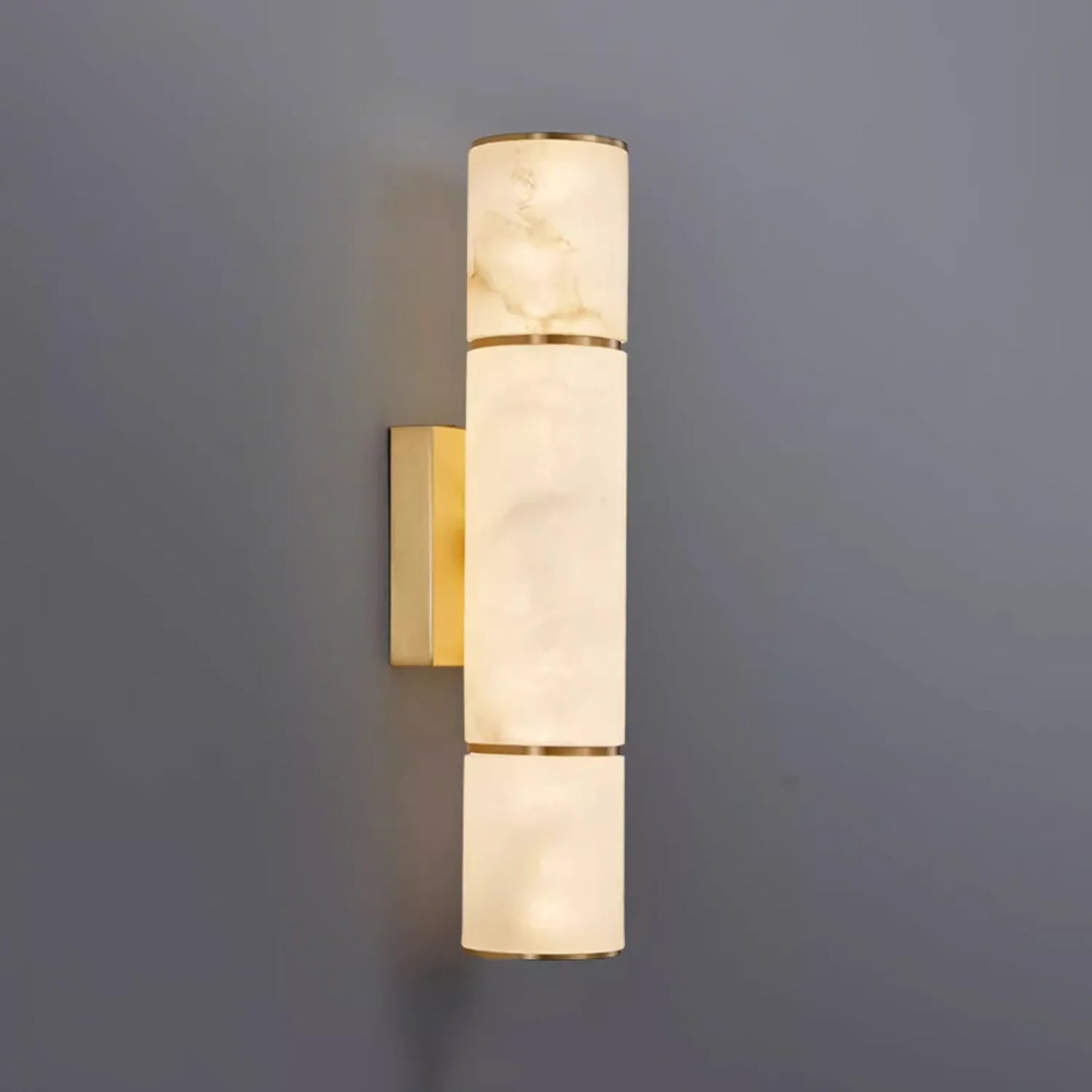 Creative Alabaster Cylindrical Wall Lamp