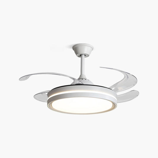 Modern Silent Remote Control Ceiling Fan with Light