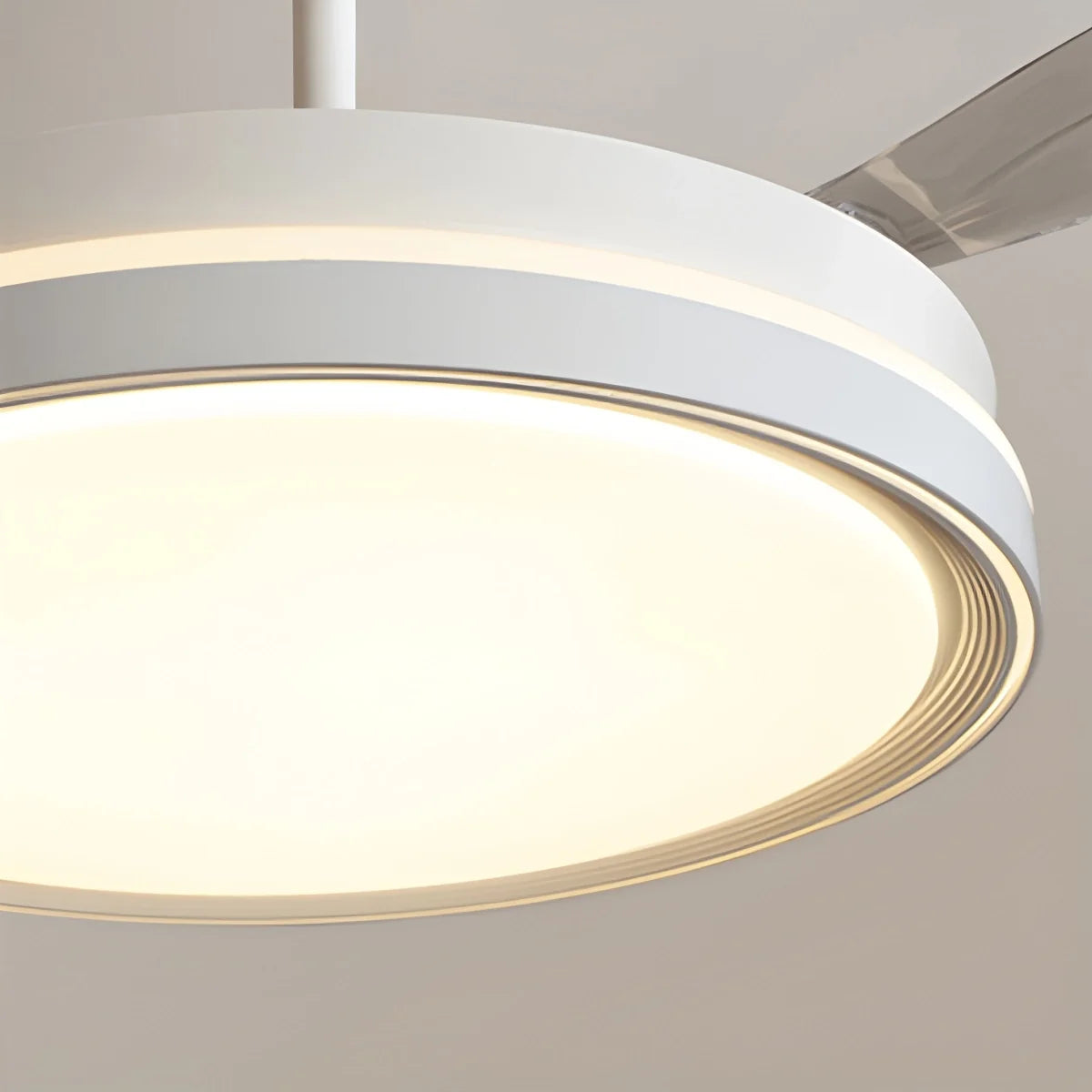 Modern Silent Remote Control Ceiling Fan with Light