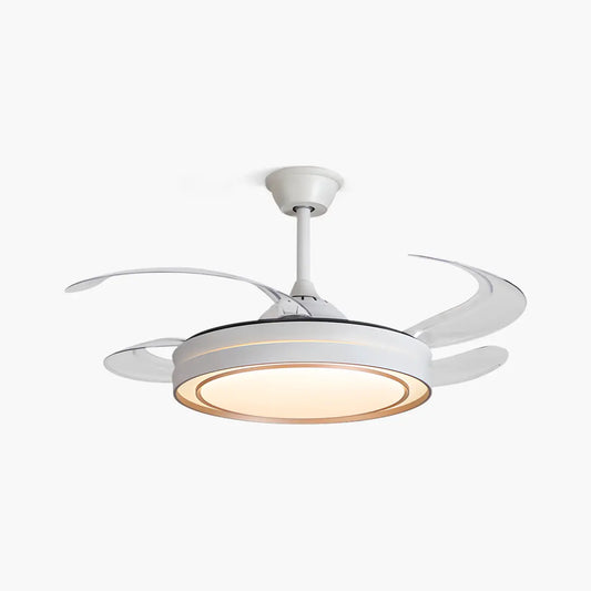 Modern Round Ceiling Fan Light with Remote Control