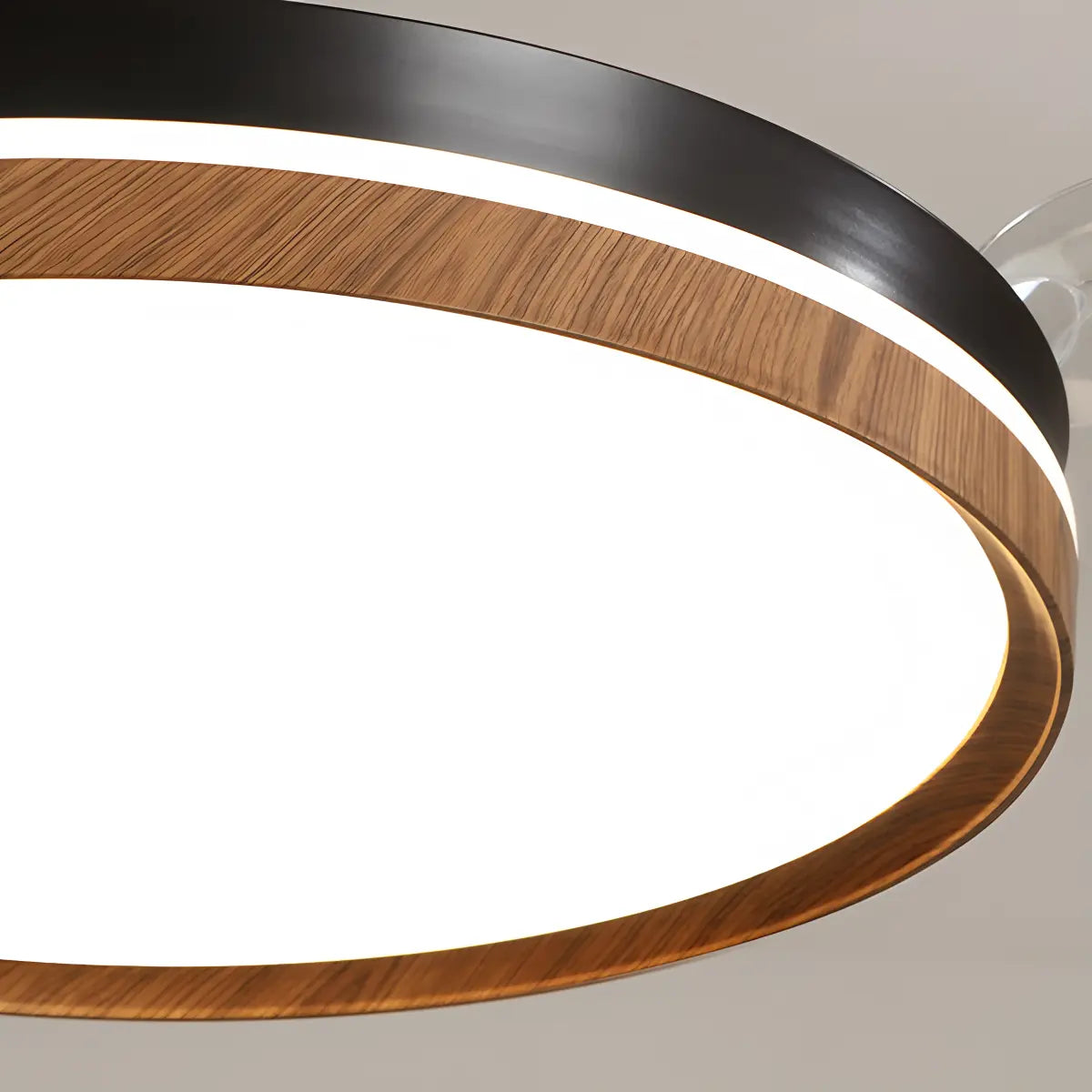 Retractable Blade Ceiling Fan with Light