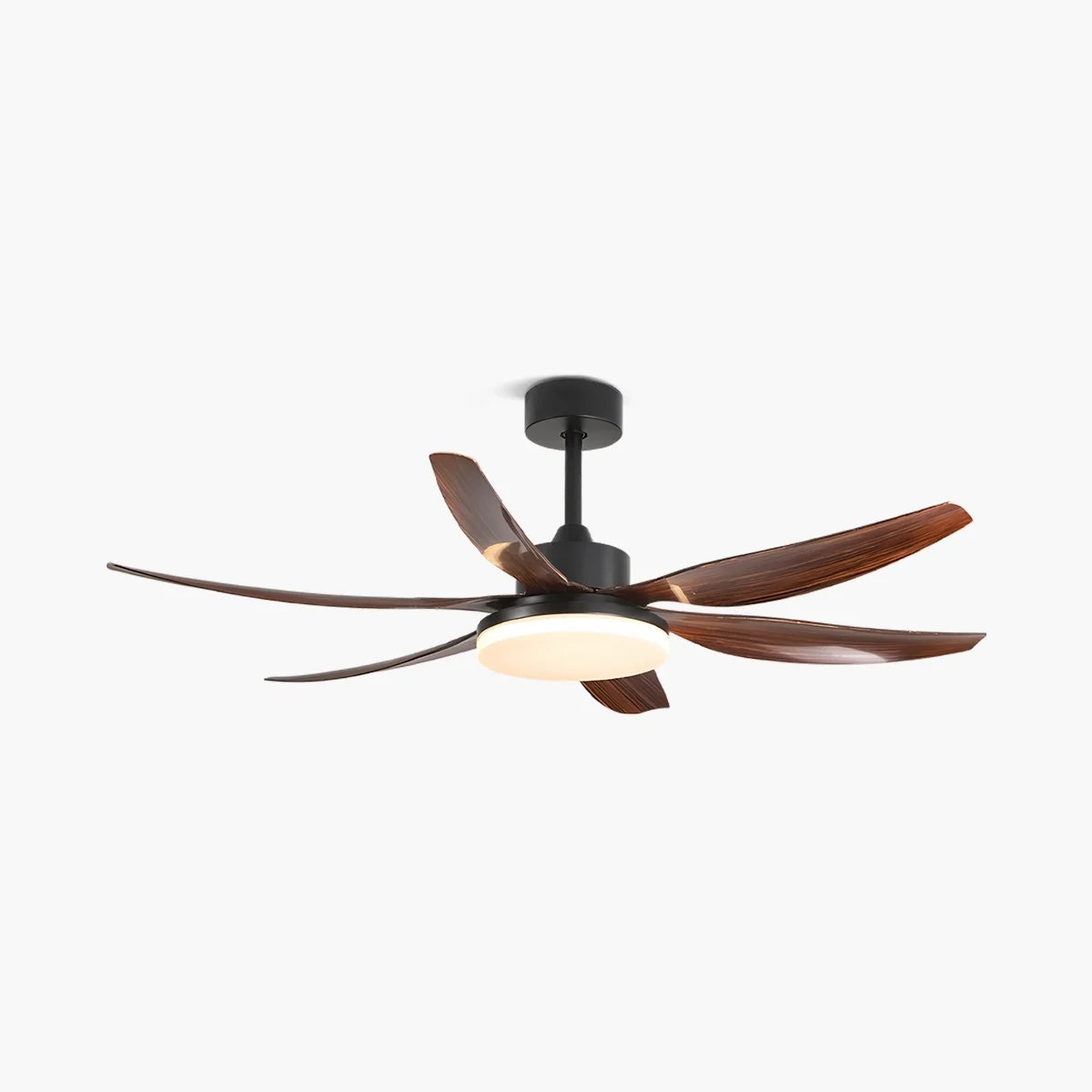 Nordic Style LED 6-Blade Ceiling Fan with Light