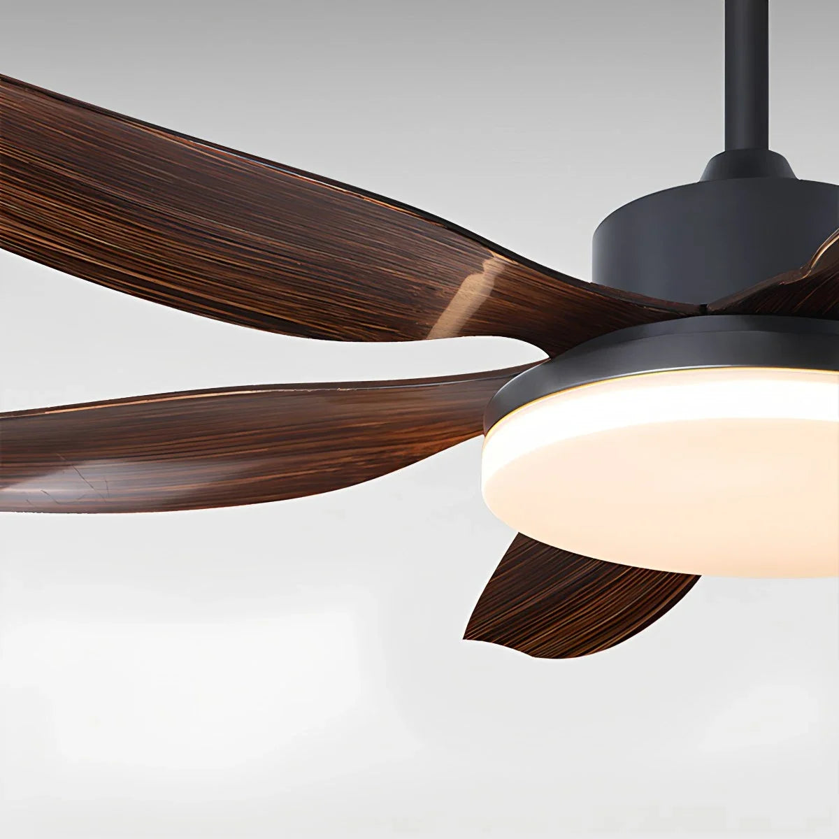 Nordic Style LED 6-Blade Ceiling Fan with Light