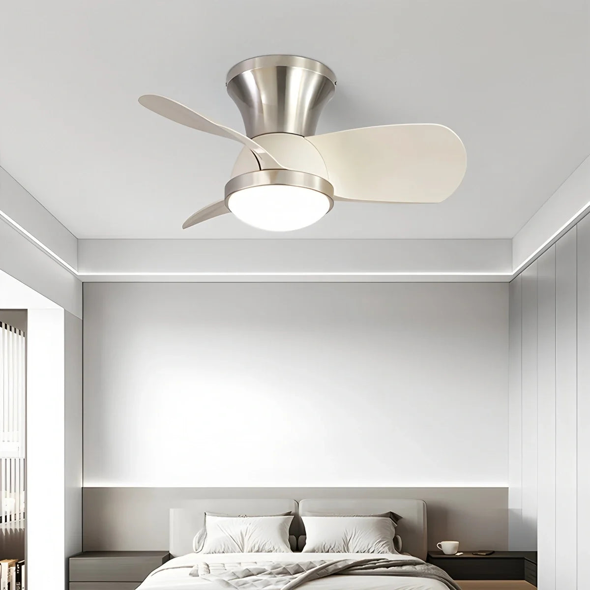 Simple Ceiling Fan Light for Children's Room