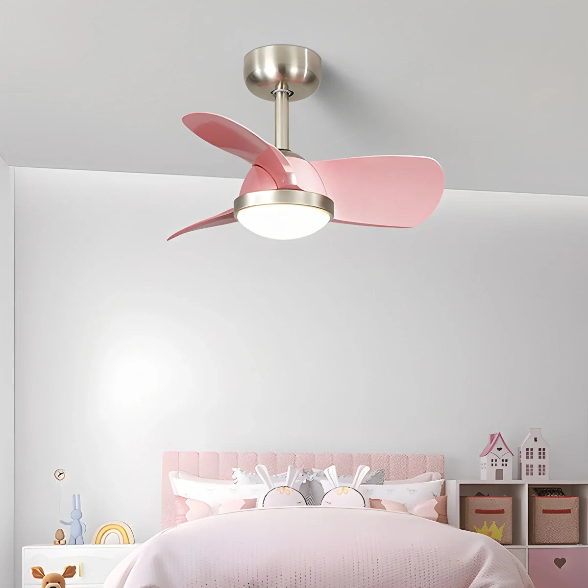 Simple Ceiling Fan Light for Children's Room
