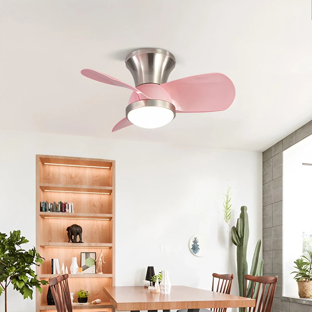 Simple Ceiling Fan Light for Children's Room