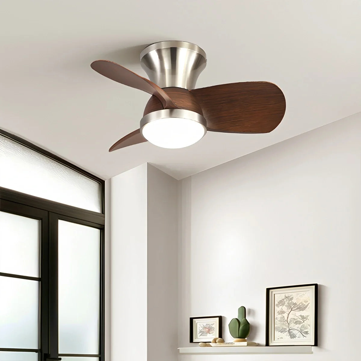 Simple Ceiling Fan Light for Children's Room