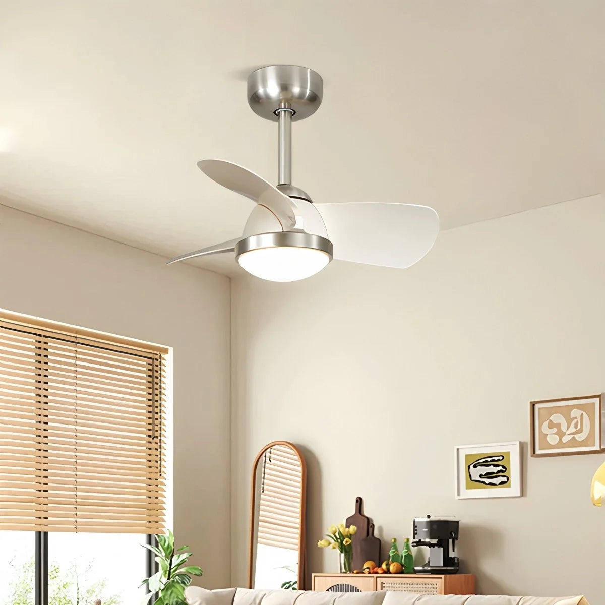 Simple Ceiling Fan Light for Children's Room