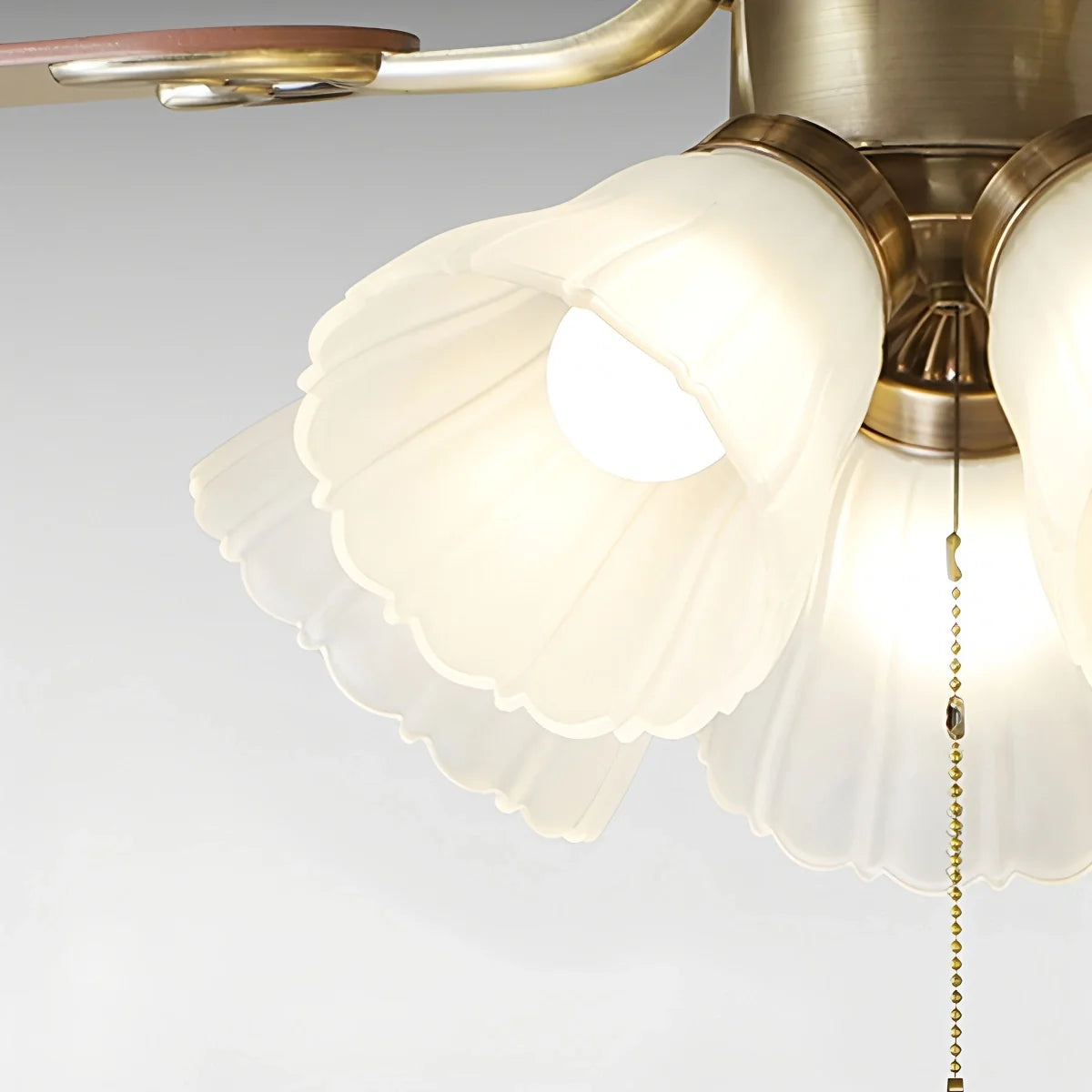 American Retro Ceiling Fan Light for Dining Room