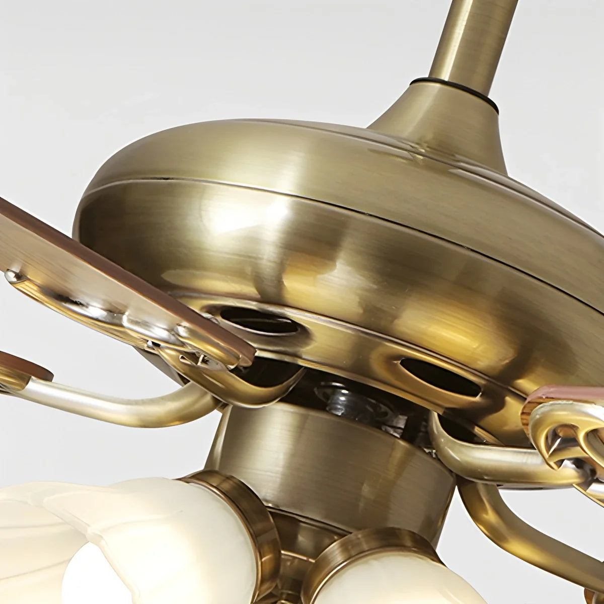 American Retro Ceiling Fan Light for Dining Room