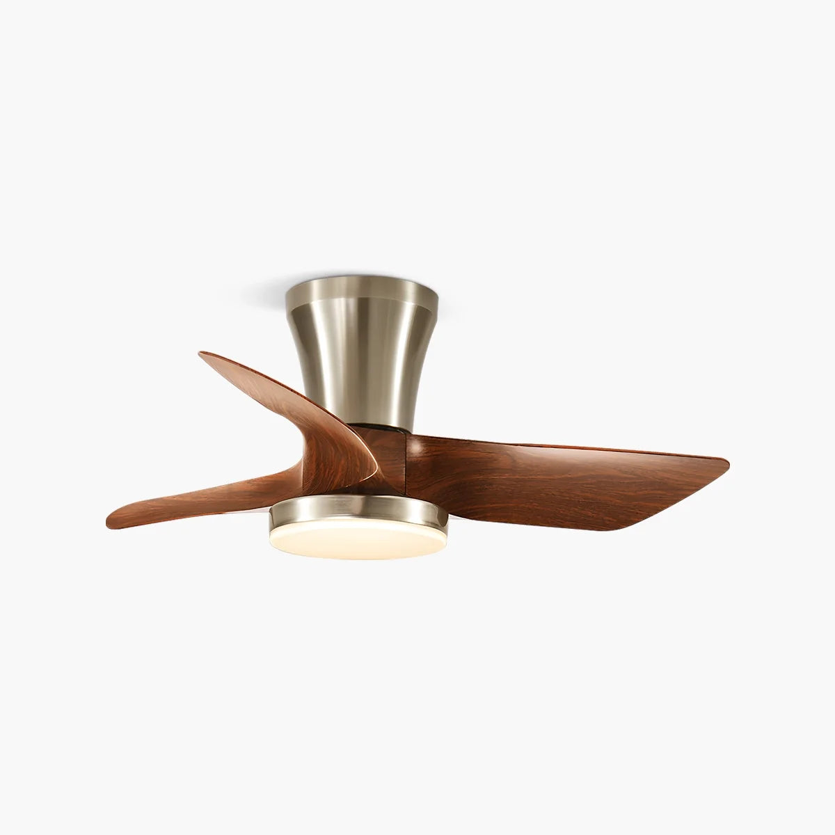 Nordic LED Ceiling Fan with Light for Living Room