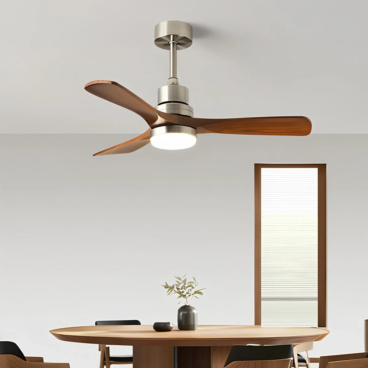 American Retro 3-Blade Ceiling Fan with Light
