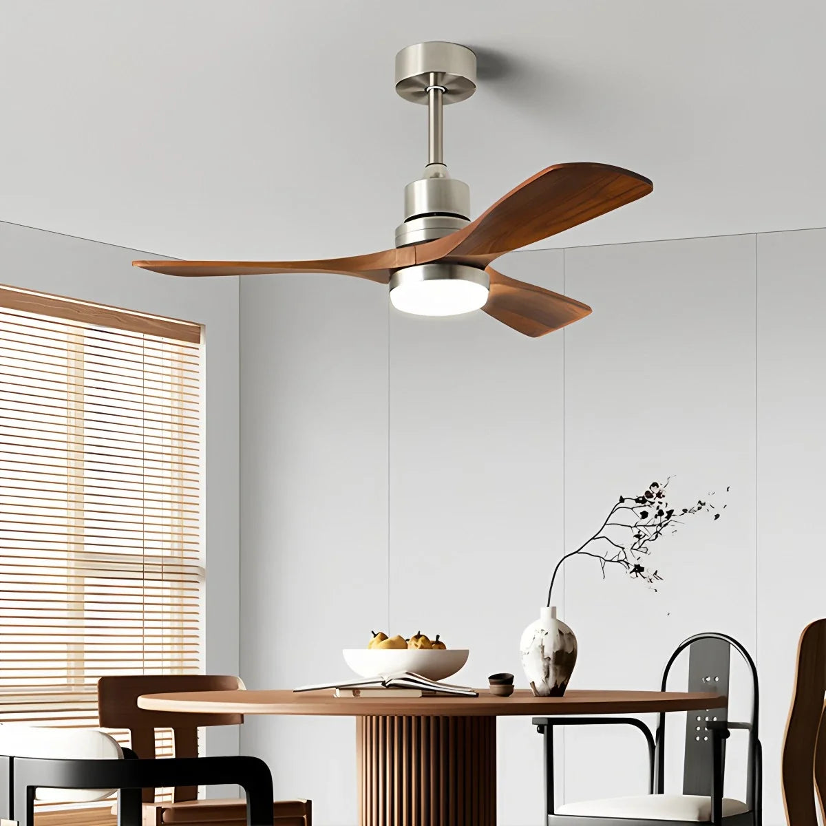 American Retro 3-Blade Ceiling Fan with Light