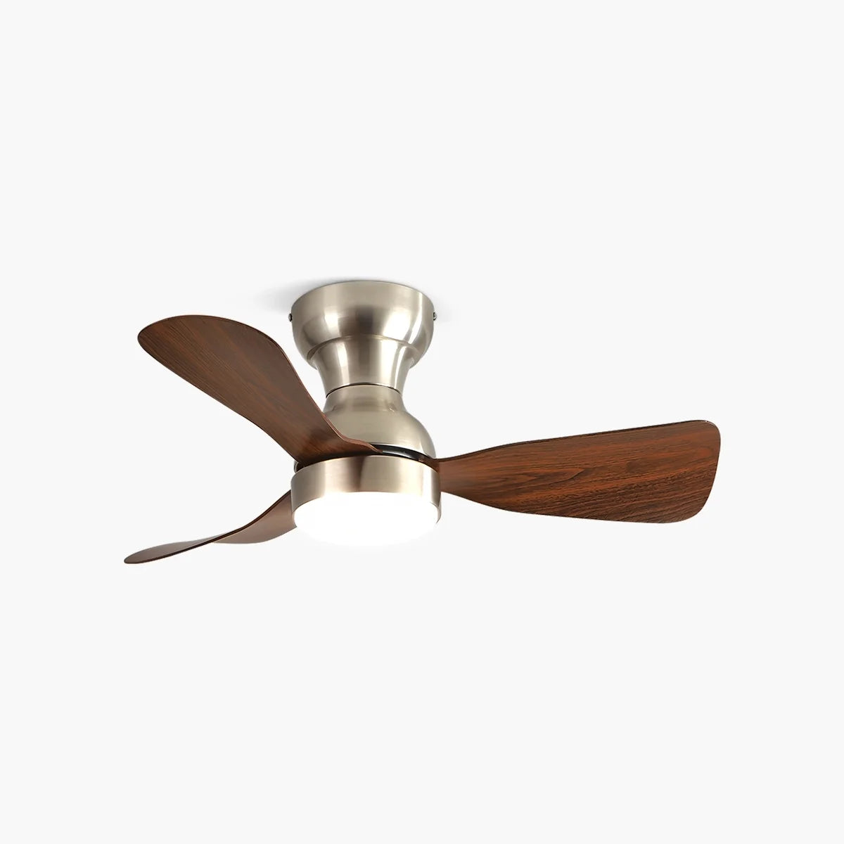 Small Size Indoor Ceiling Fan Light with Remote