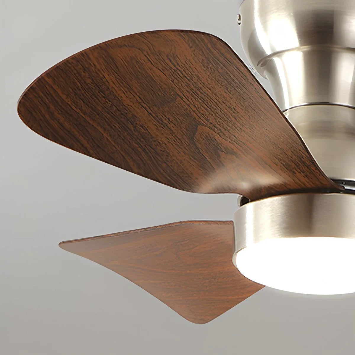 Small Size Indoor Ceiling Fan Light with Remote
