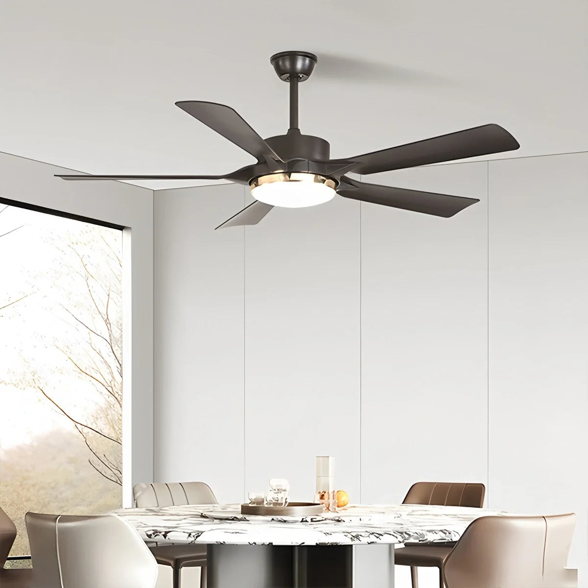 Dimmable Ceiling Fan with Light & Remote Control