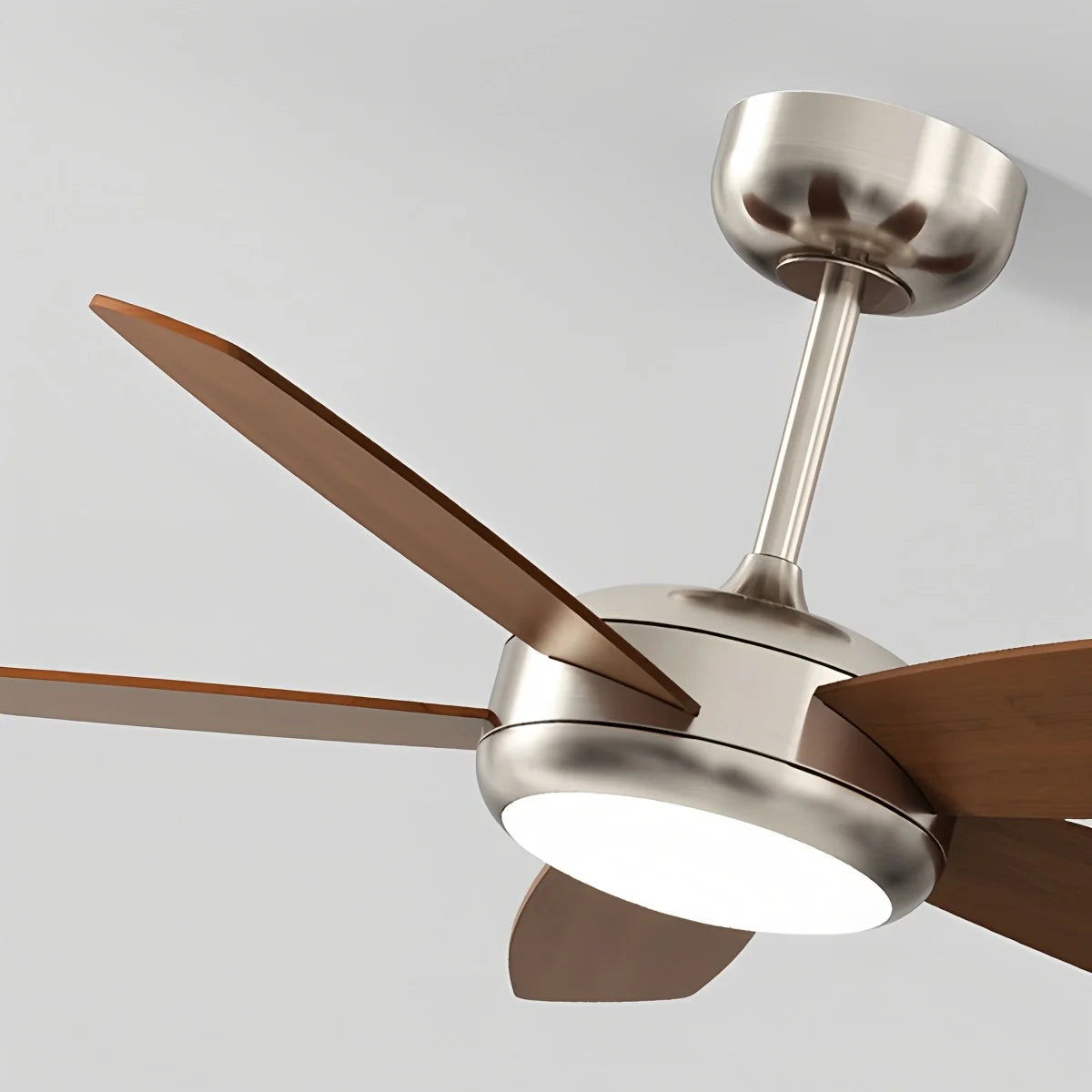Retro American Style 5-blade Ceiling Fan Light