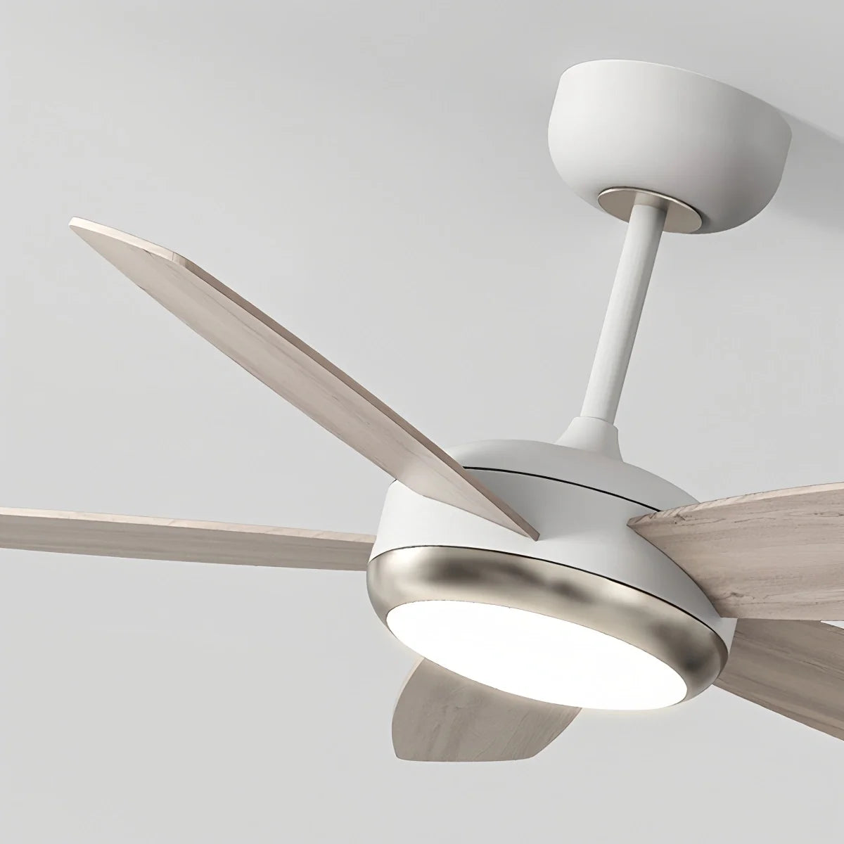 Retro American Style 5-blade Ceiling Fan Light