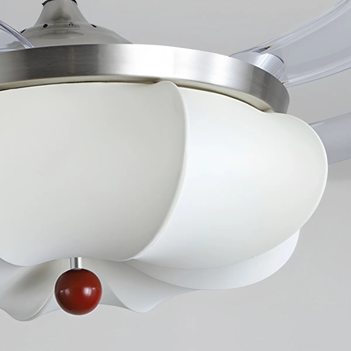 Retro Fabric Ceiling Fan Light for Dining Room
