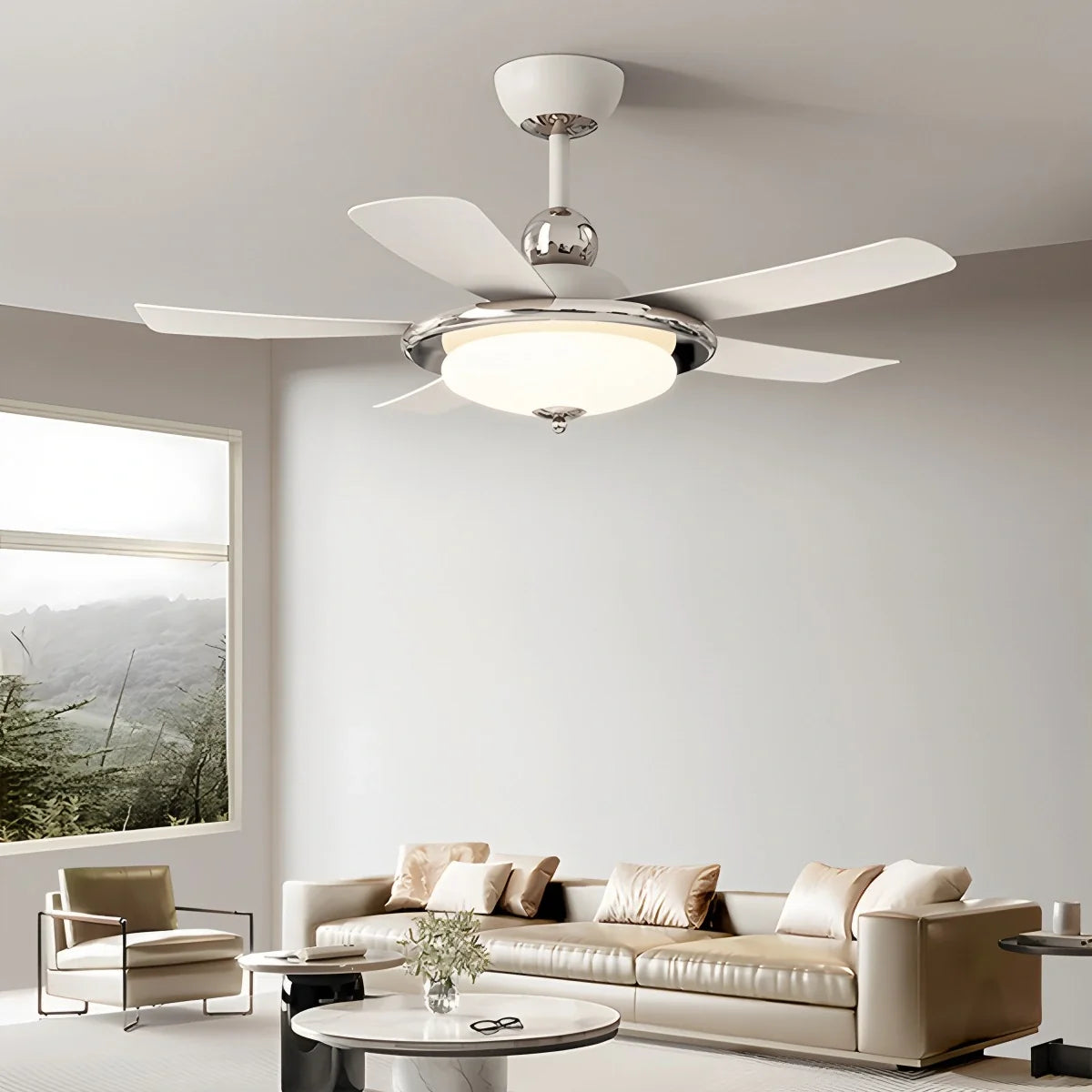 Silent Ceiling Fan with Light & Remote Control