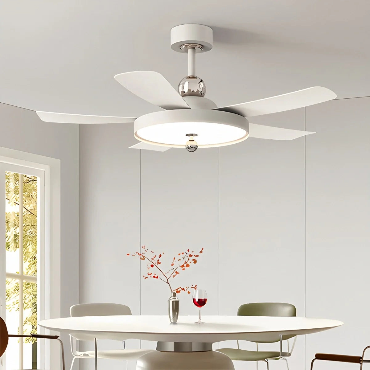 Silent Ceiling Fan with Light & Remote Control