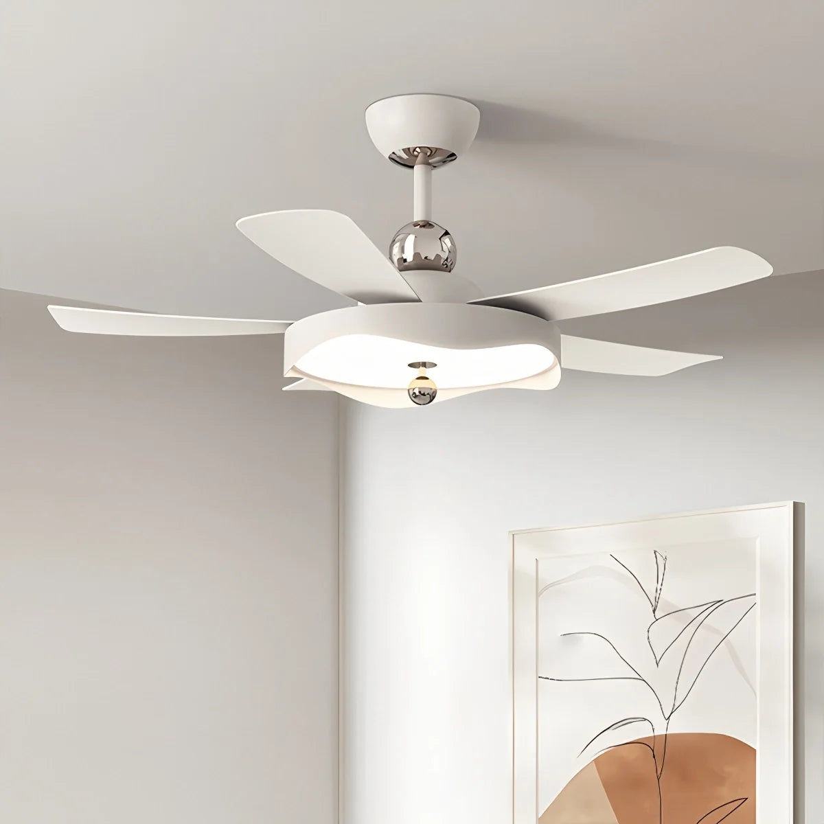Silent Ceiling Fan with Light & Remote Control