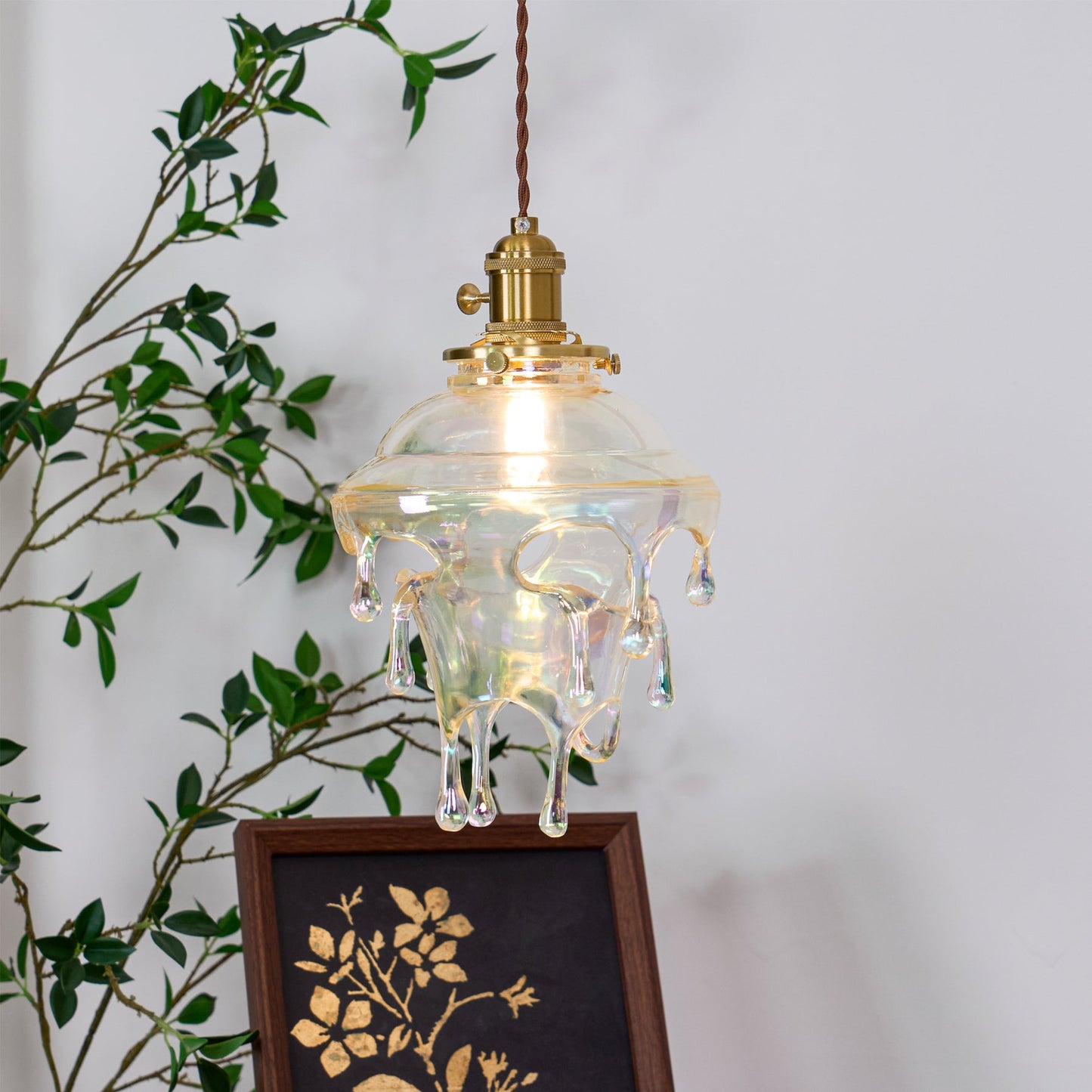 Water Droplets Resin Pendant Lamp