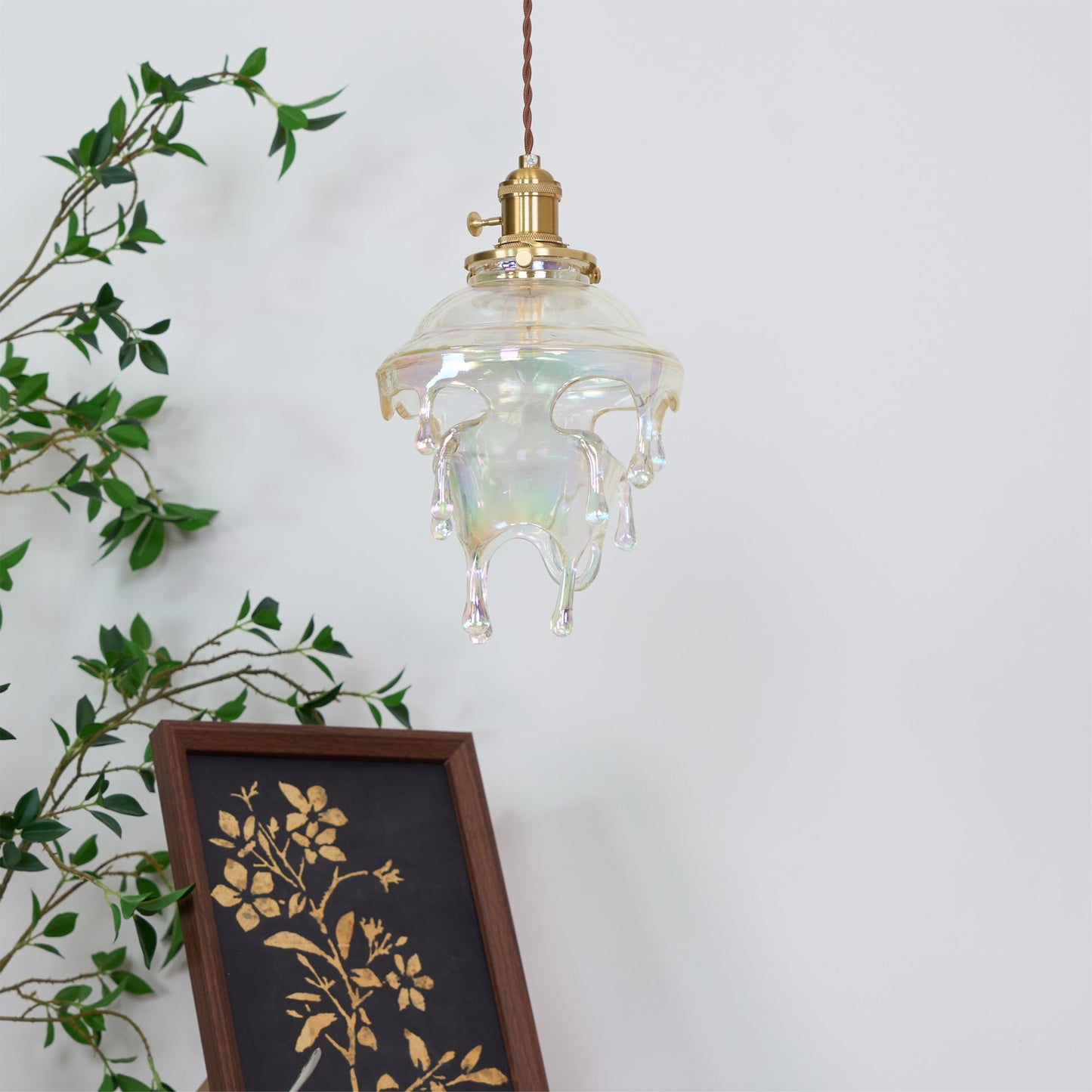 Water Droplets Resin Pendant Lamp