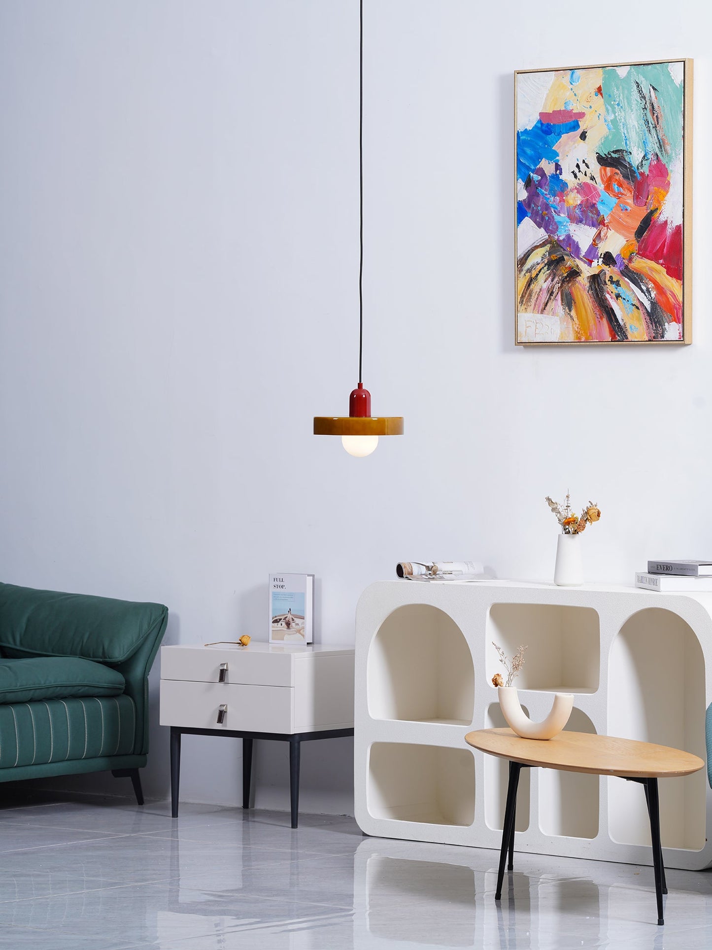 Disc Orb Pendant Lamp