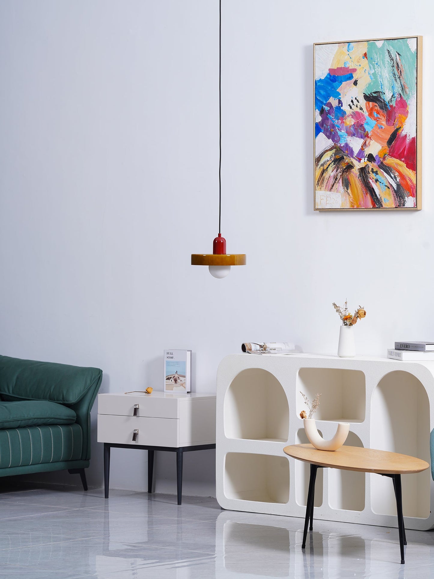 Disc Orb Pendant Lamp