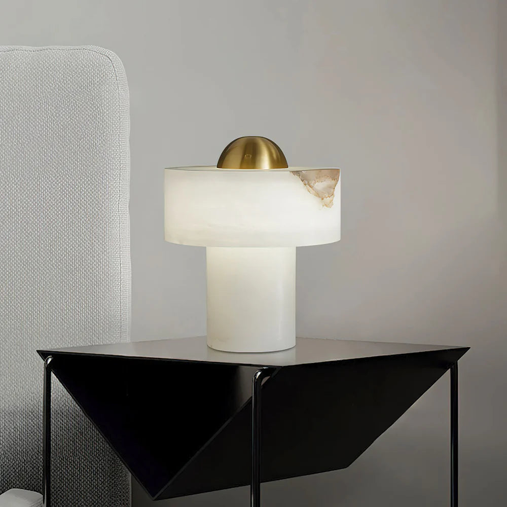 Exquisite Stone Alabaster Table Lamp